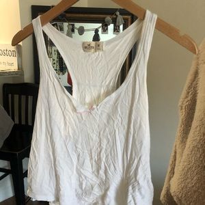 White Hollister Tank Top